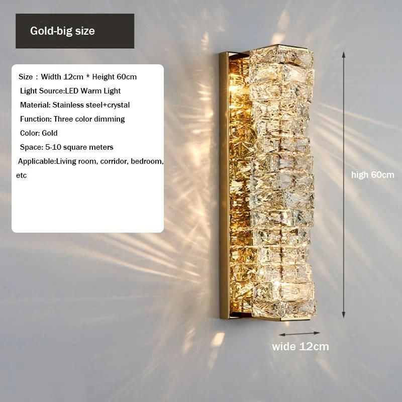 3 color dimming gold High 60cm