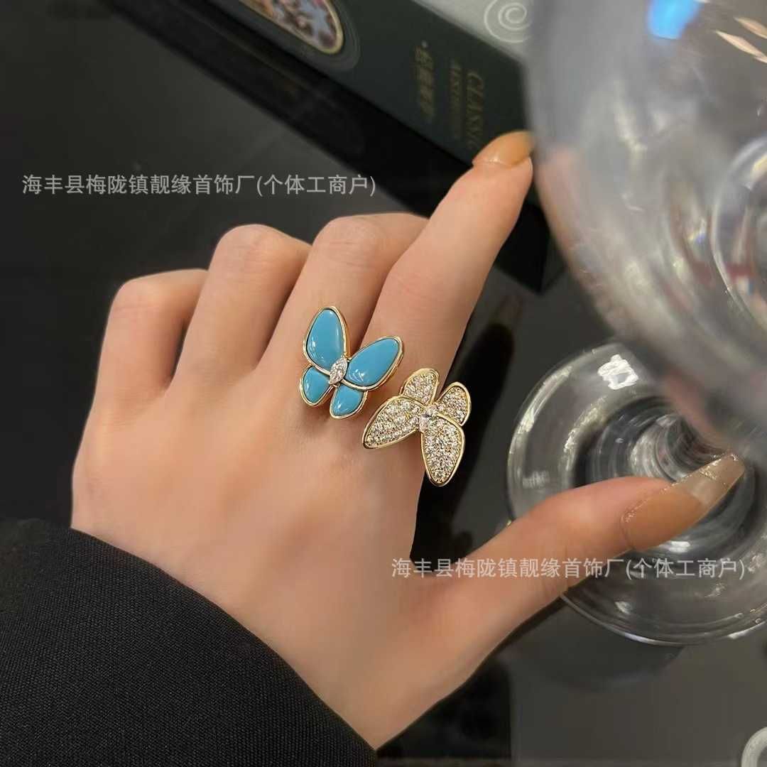 Turquoise diamanten ring