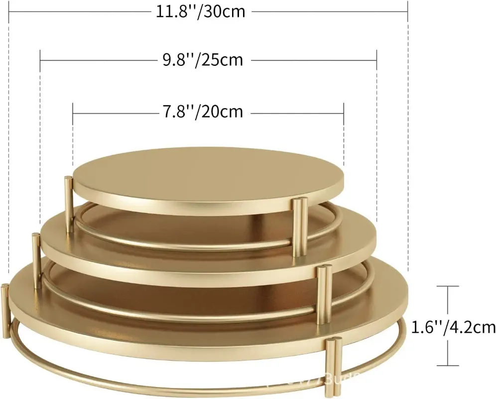 3PCS Ustaw złoto