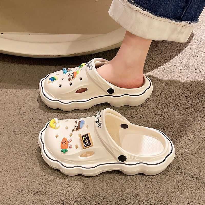 Cake Girl Hole Shoes  White