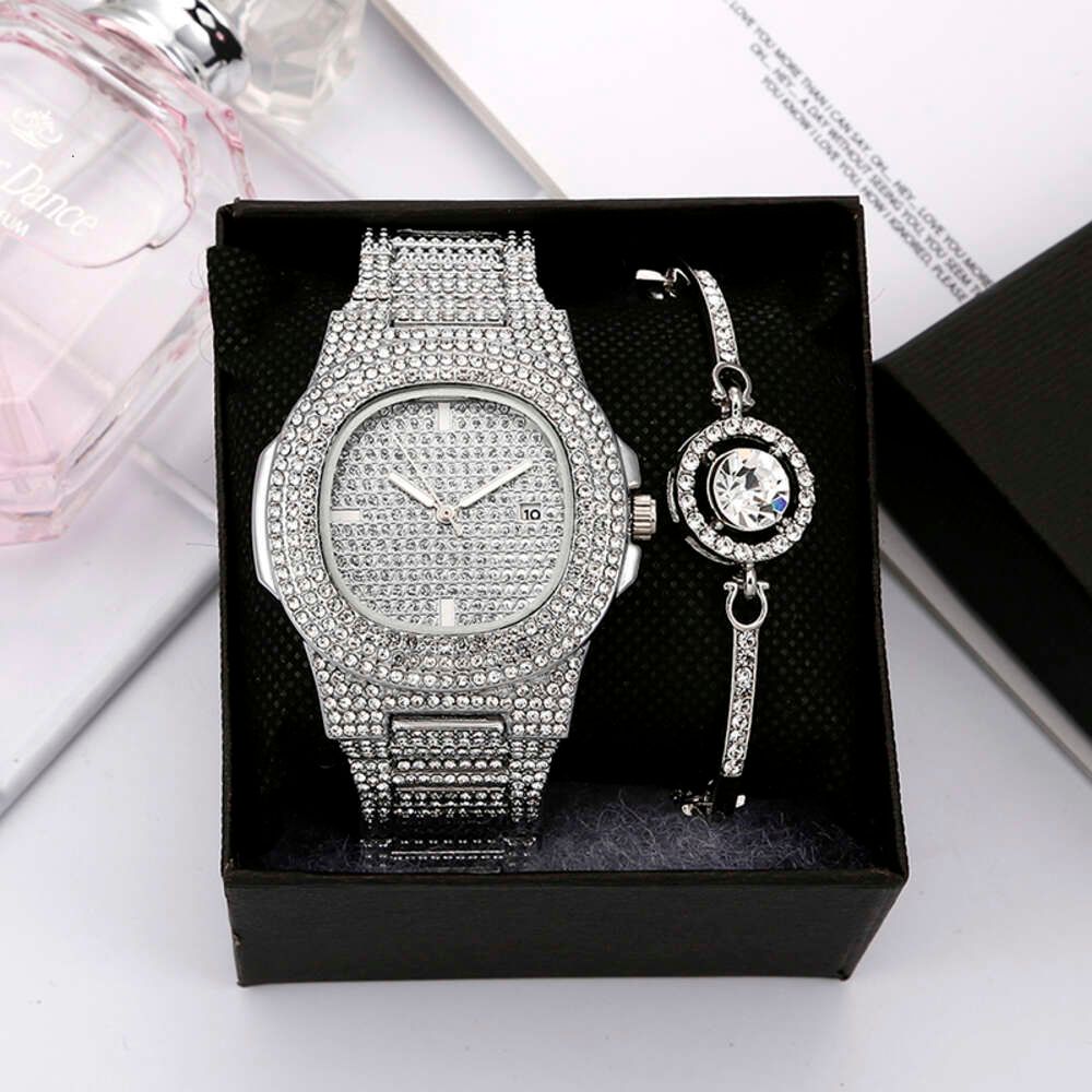 Silver Watch+Armband+Box