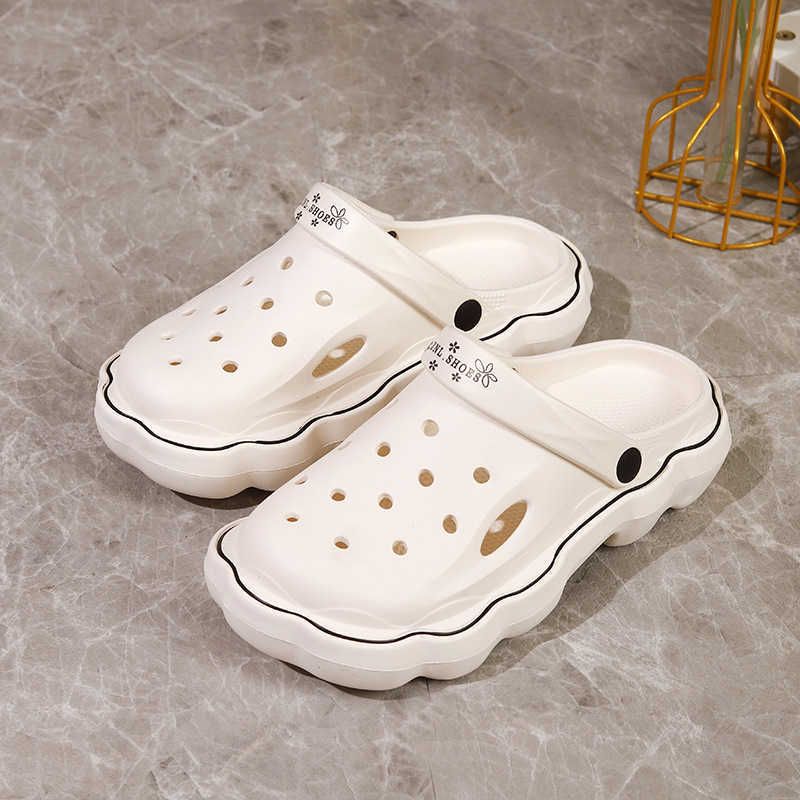 Cloud Minimalist Hole Shoes  White