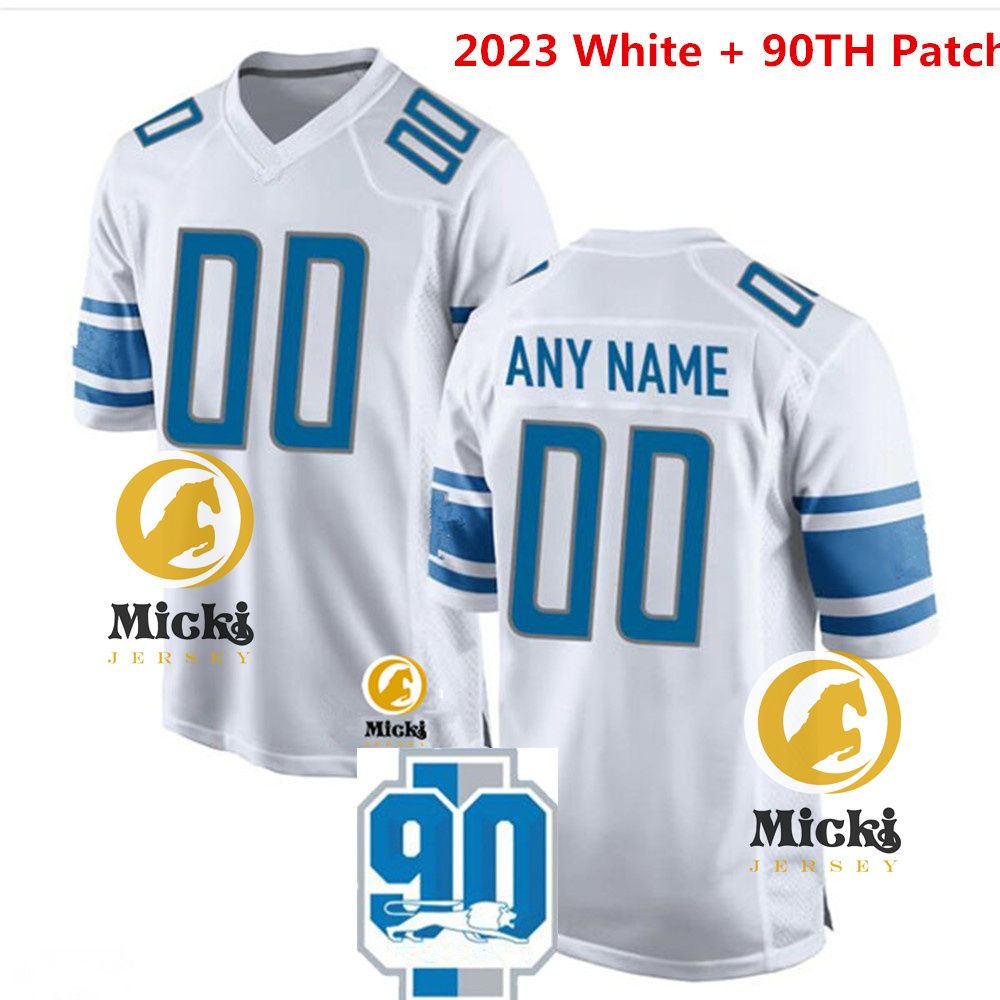 2023 White + 90TH Patch