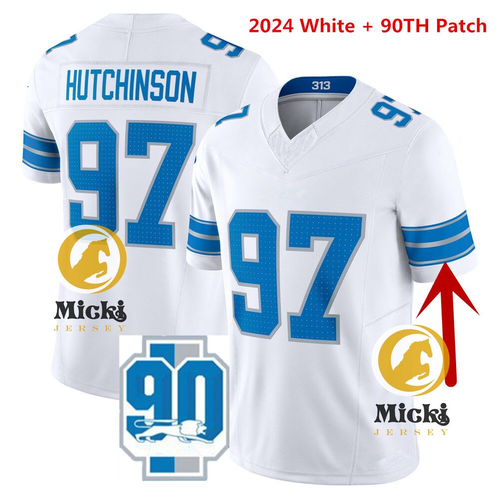 2024 White + 90TH Patch