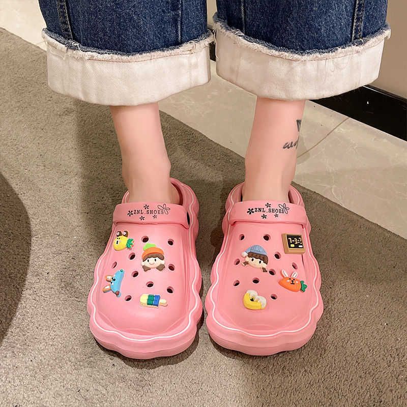 Cake Girl Hole Shoes  Pink