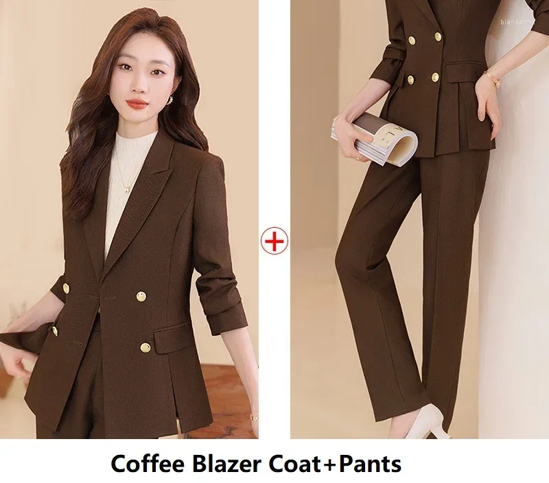 Coffee Pantsuits