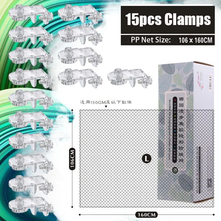 15pcs Clamps L Net