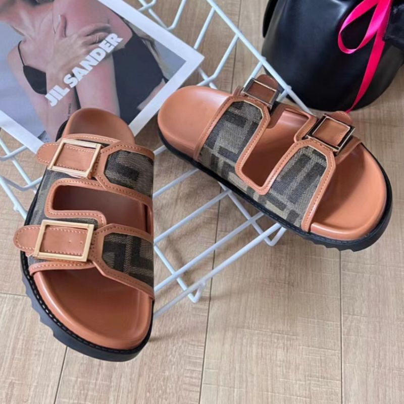 Light brown (double buckle)