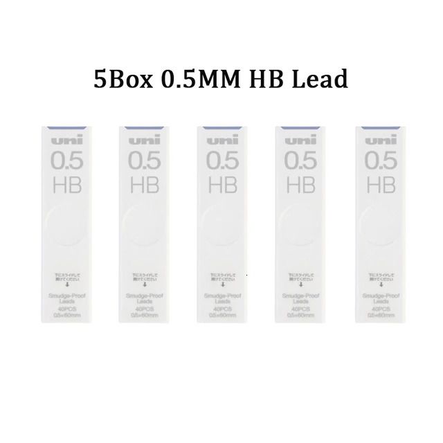 5 Box 0.5mm HB Lead