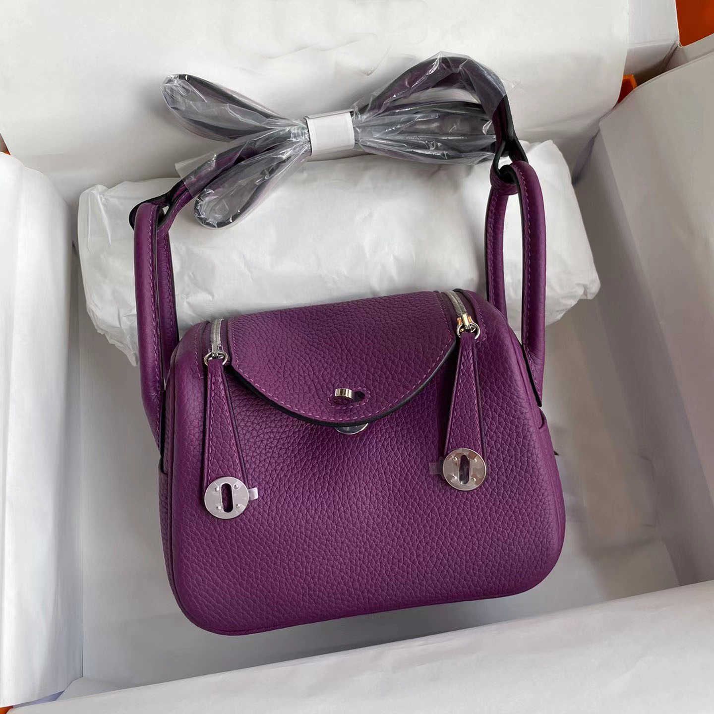 Anemone Purple Silver Buckle