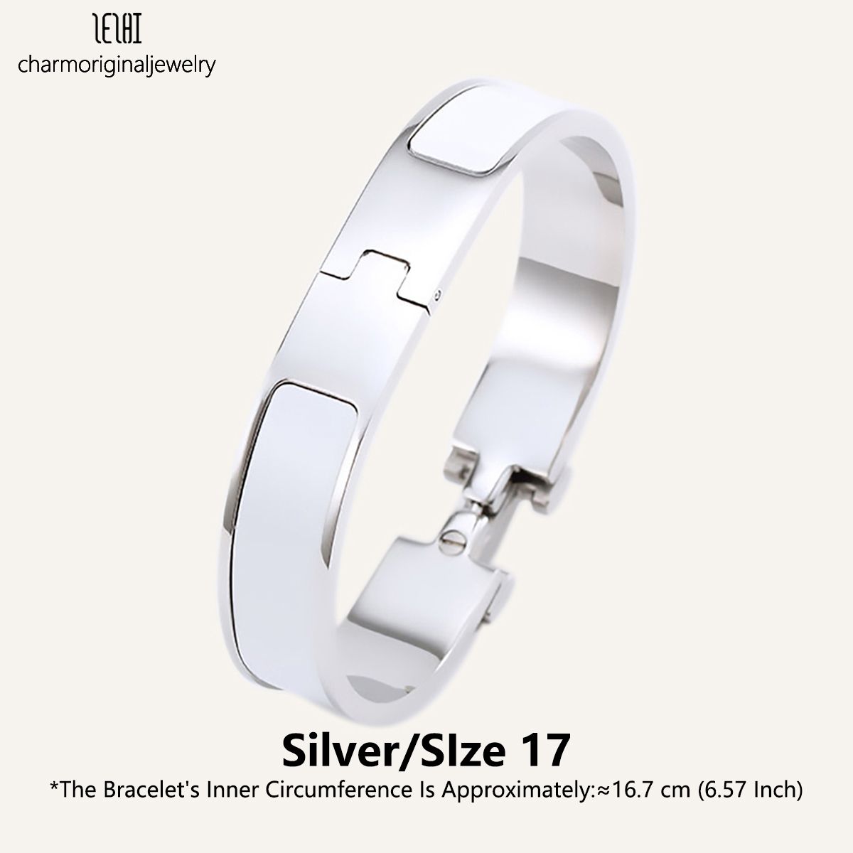 Silver White Taille 17