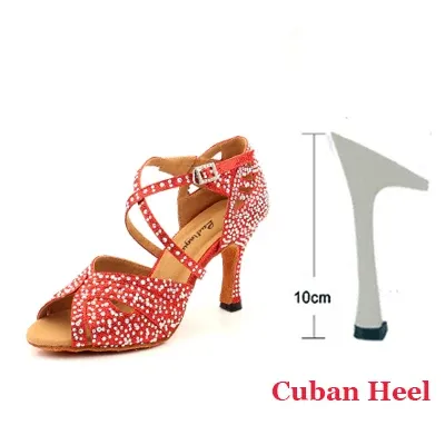 Red10cmCuban heel