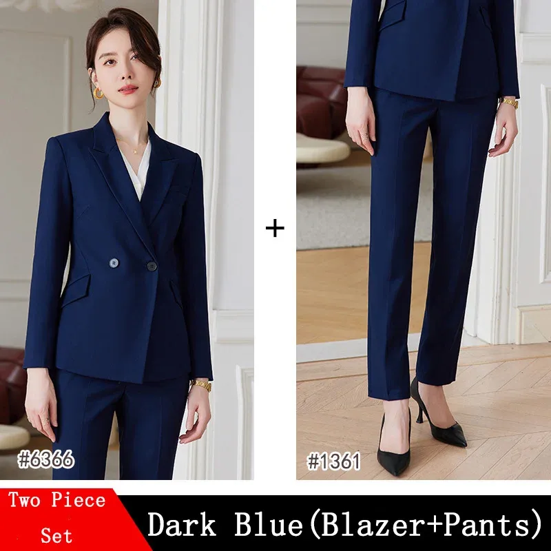 Blue Pant Suits