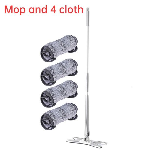 Mop And 4 Cloth