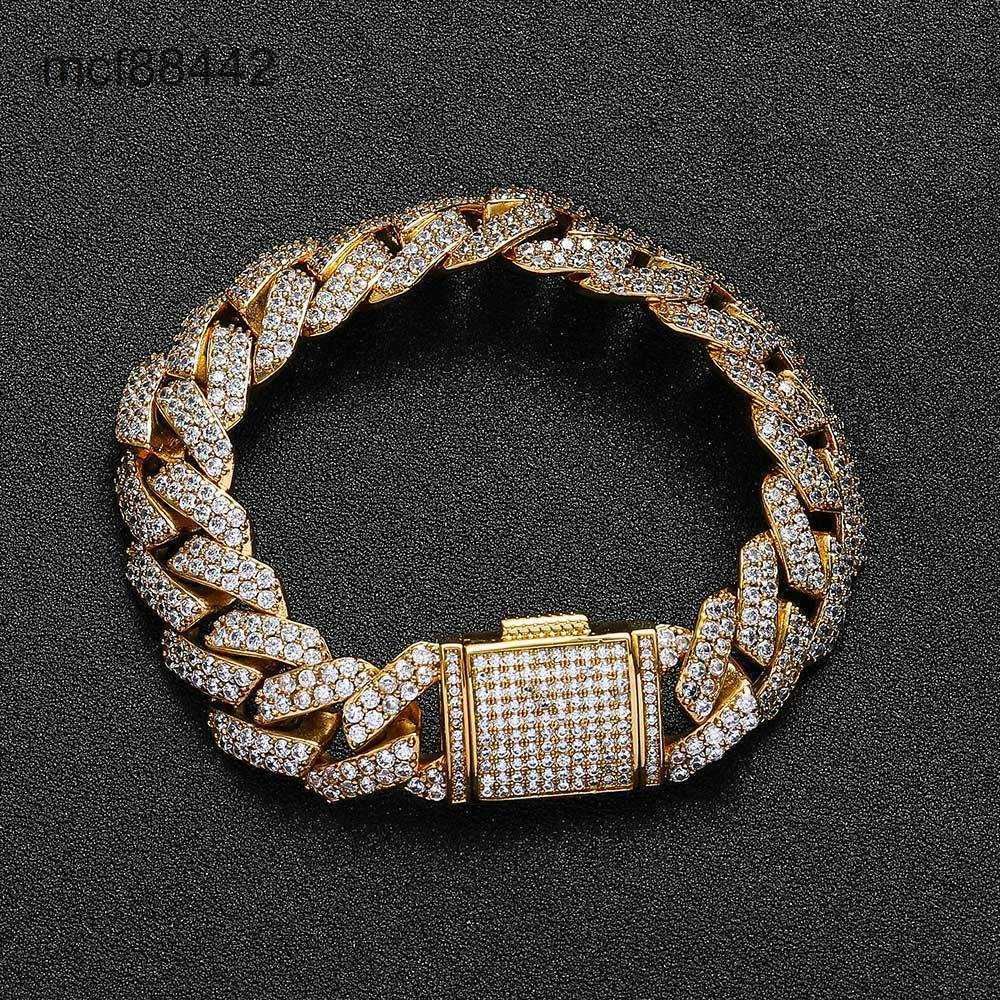 Goud (breedte 15 mm) -bracelet 7 inch (l