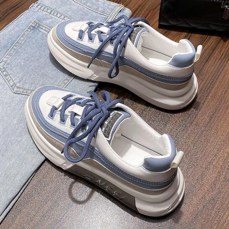 Blue 4cm heel