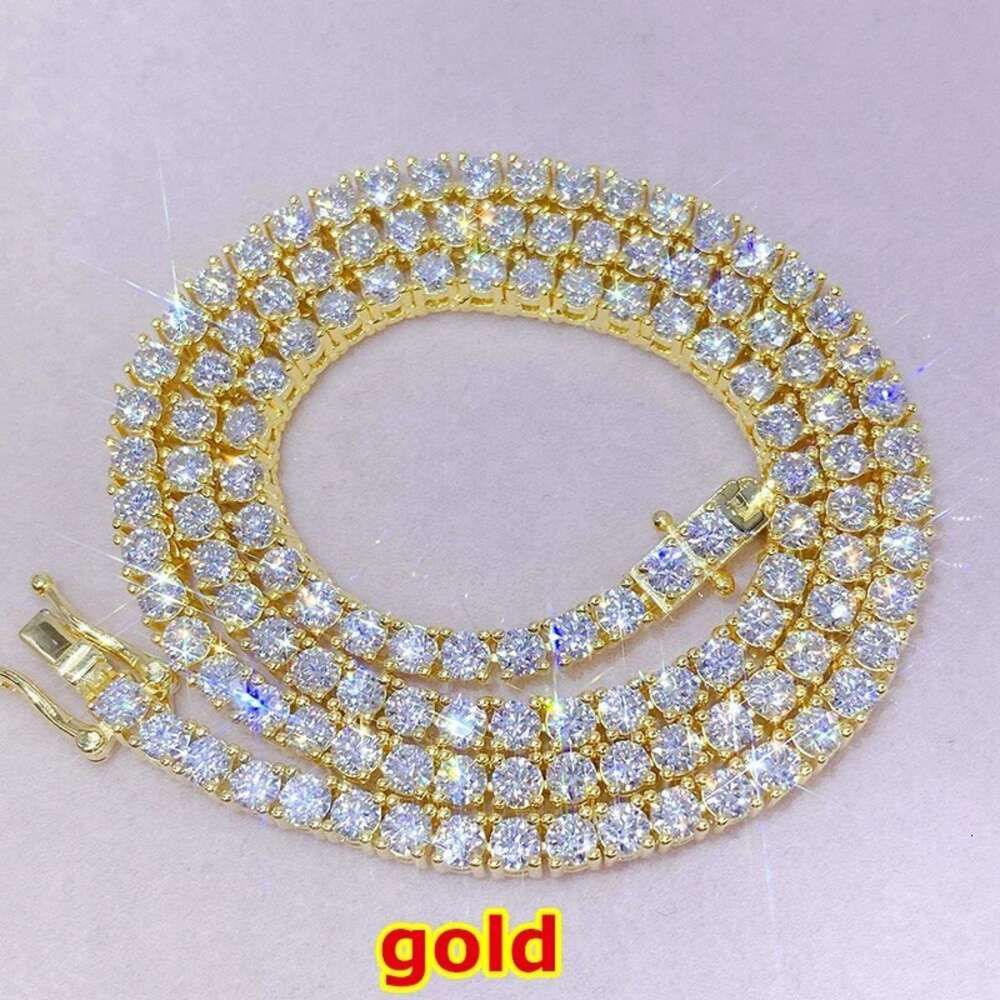 Ожерелье с покрытием из желтого золота 5 мм 18 дюймов