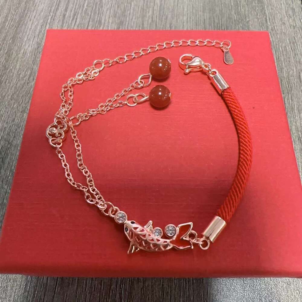 Pulsera de ágata KOI HN314 (oro rosa)