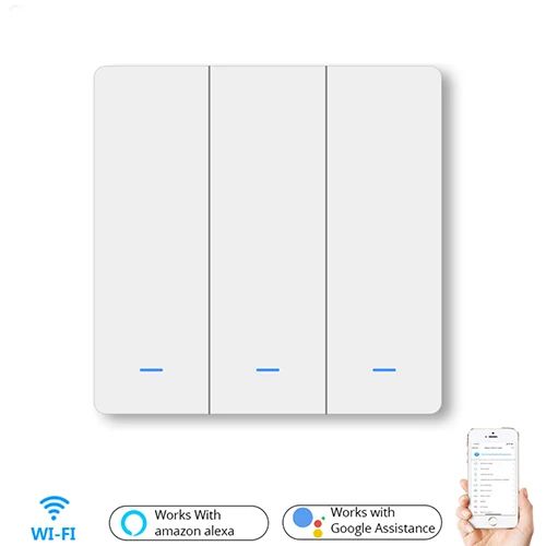 3-gang-With neutral 90-250V