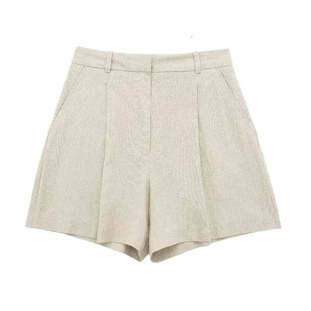 Beige Shorts