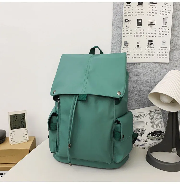 Green backpack