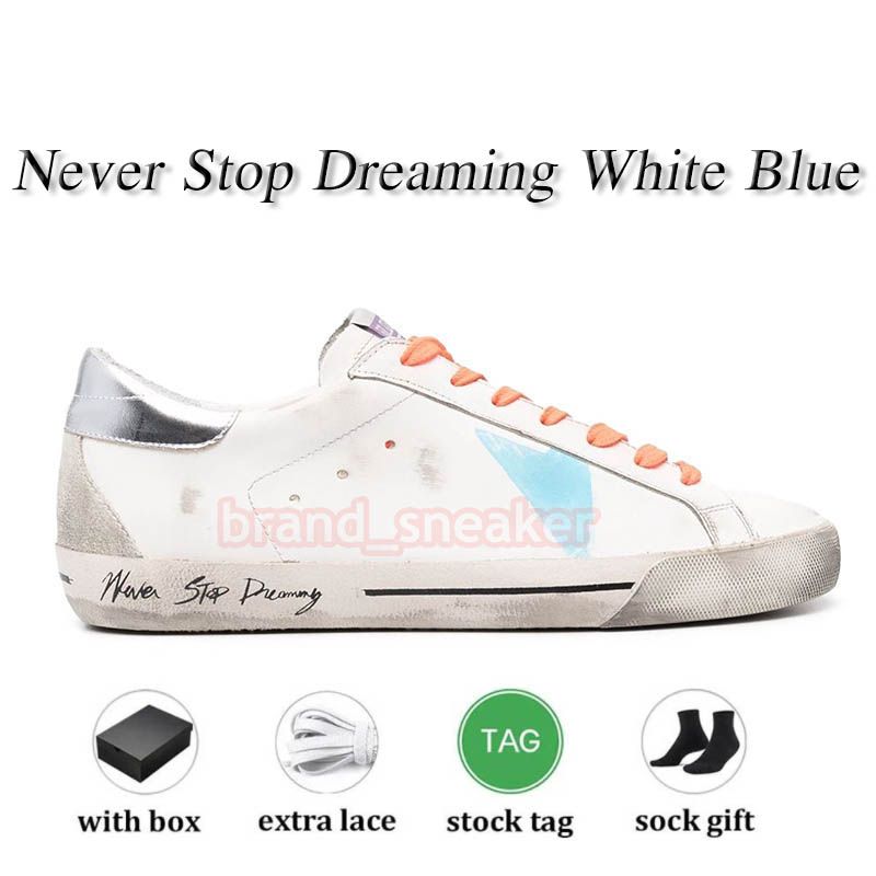 A31 Never Stop Dreaming White Blue Orang