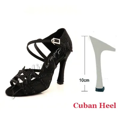 Black10cm Cuban heel