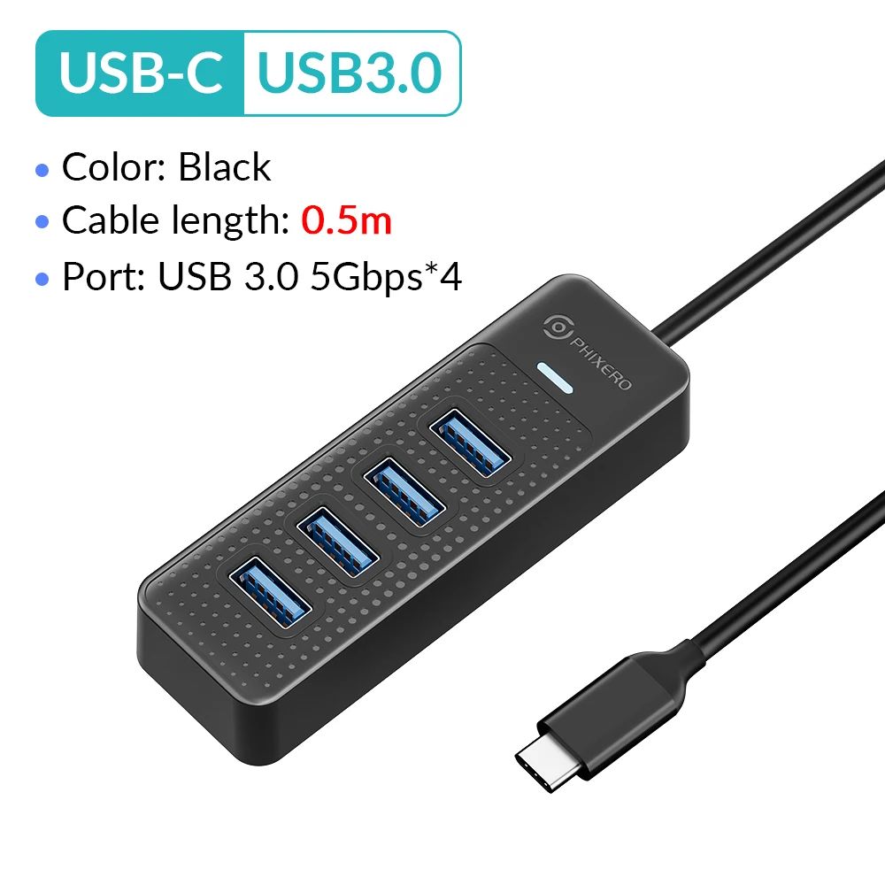 Färg: USB 3.0-0,5 m USB c