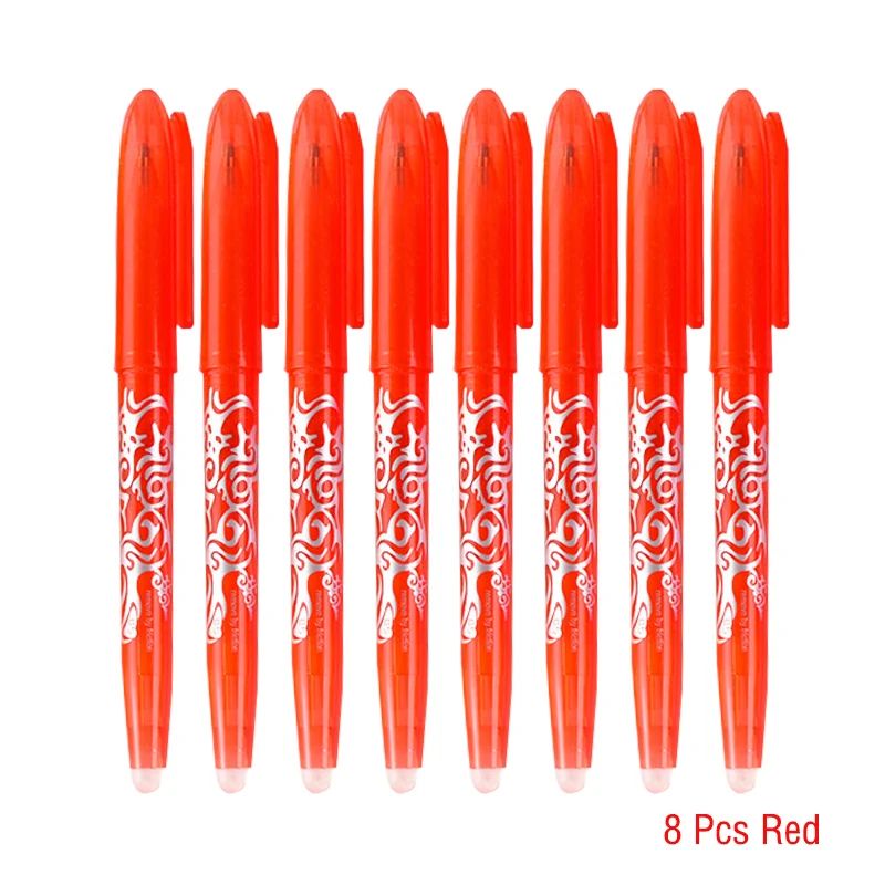 Couleur: 8 pcs rouges stylo