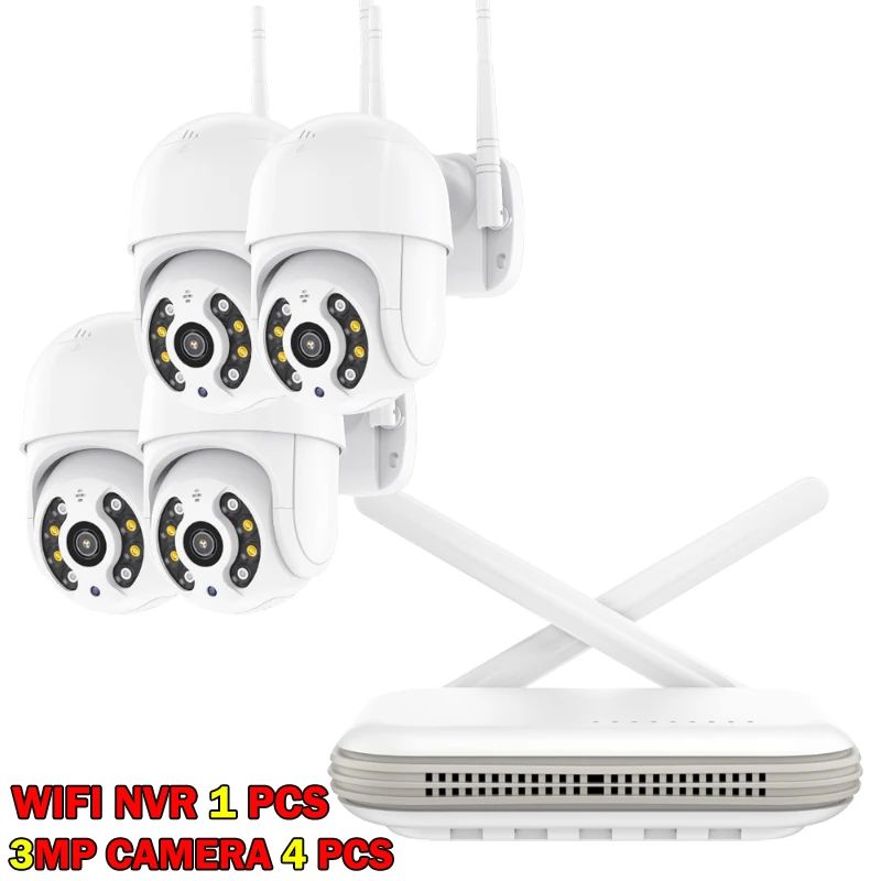 Wifi 3mp 4 Pcs-1t