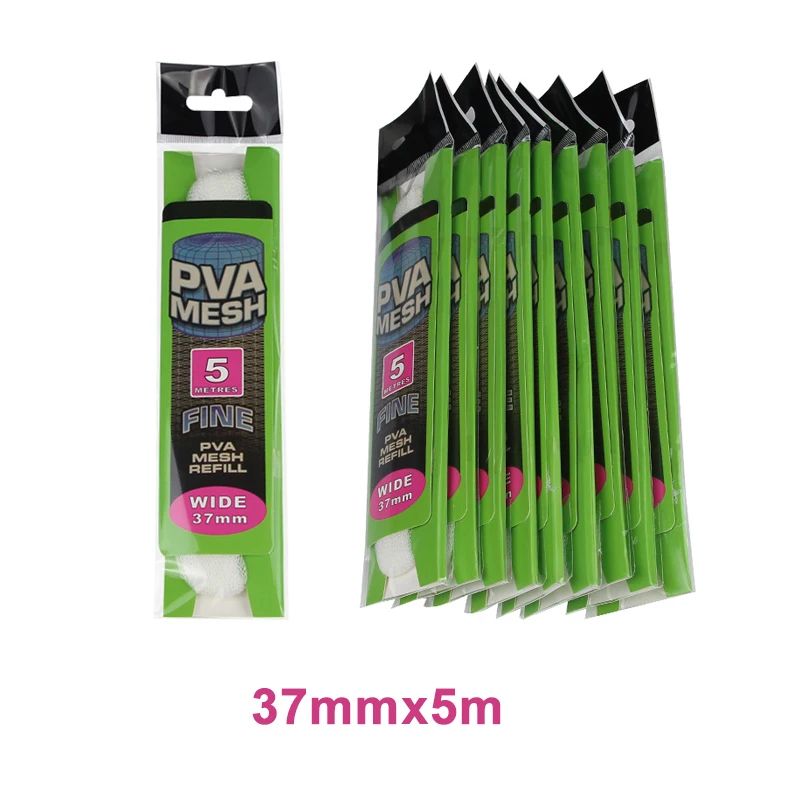 Color:10pcs 37mm pva mesh