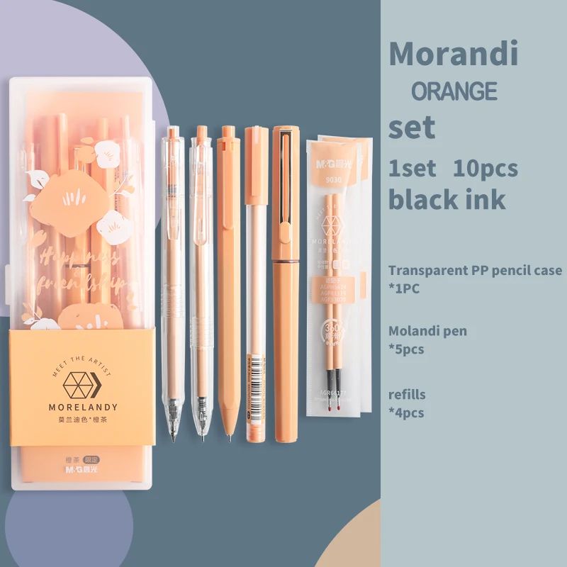 Color:Morandi OrangeInk Color:black