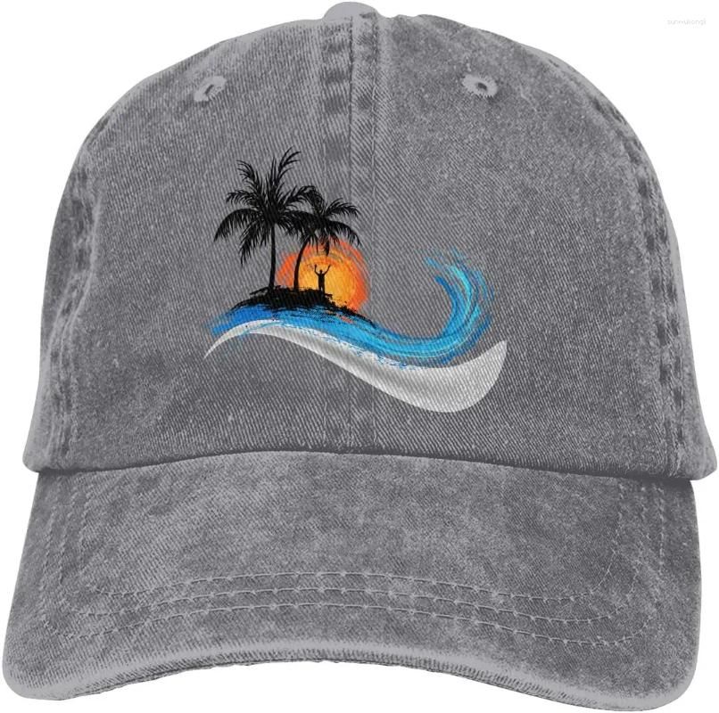 Palm Tree Beach Grey