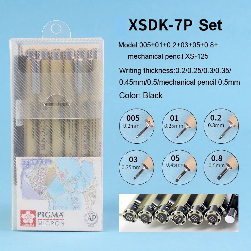 Kleur: SXDK-7P-set