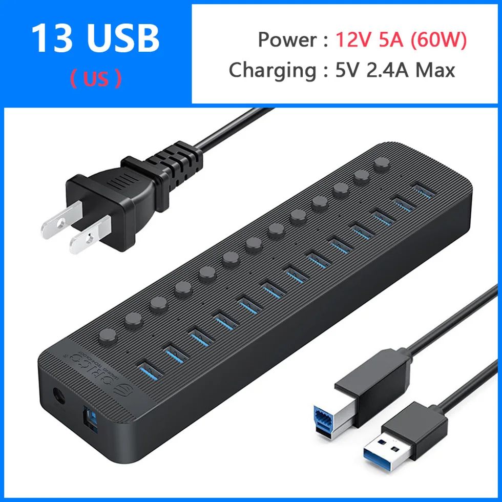 Kolor: 13-USB Black (US)