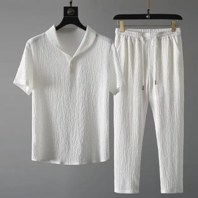 Pantalon de chemise blanche