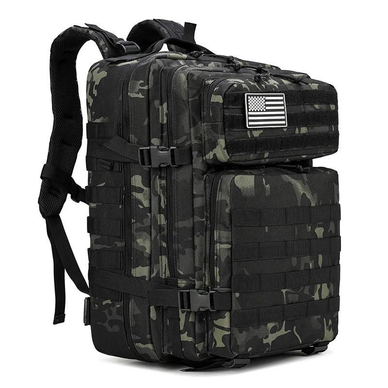 Black camouflage 45L