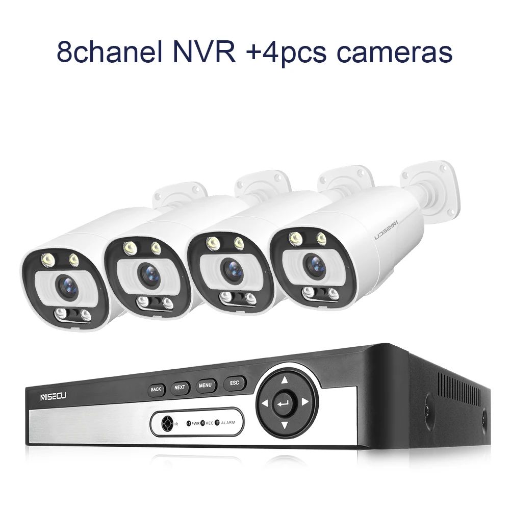 8CH NVR ve 4 adet CAM-4T