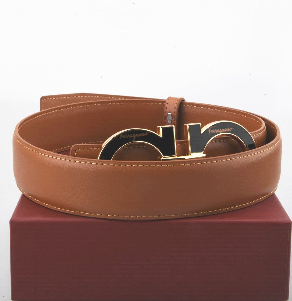 Brown belt + black buckle