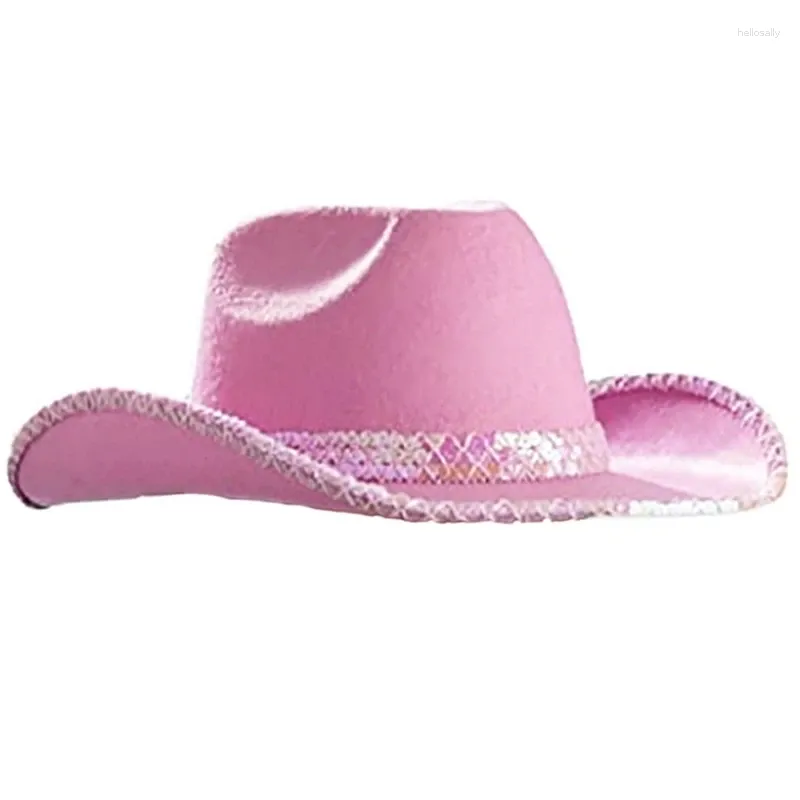 Pink cowboy hat