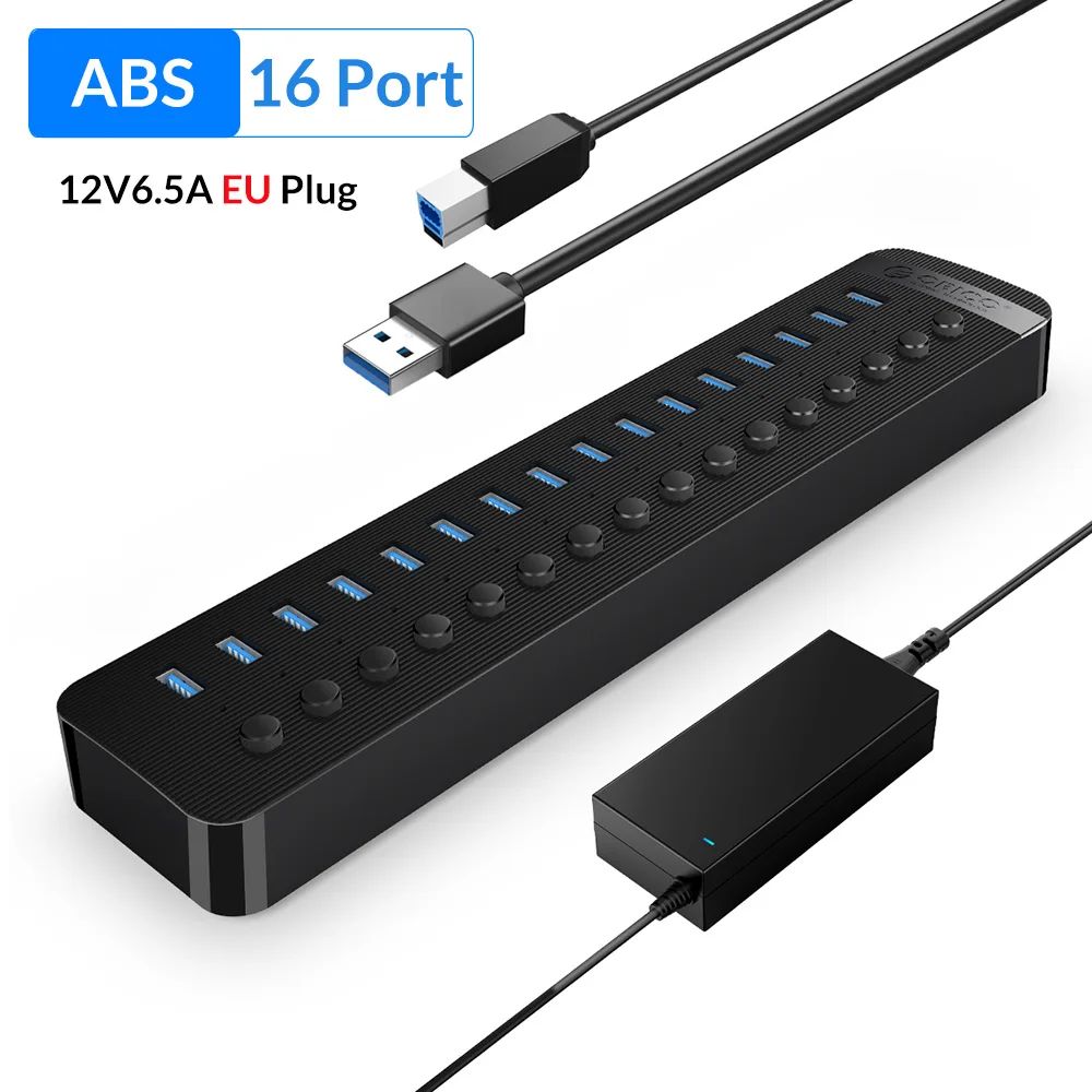 Kolor: ABS Black 16 port