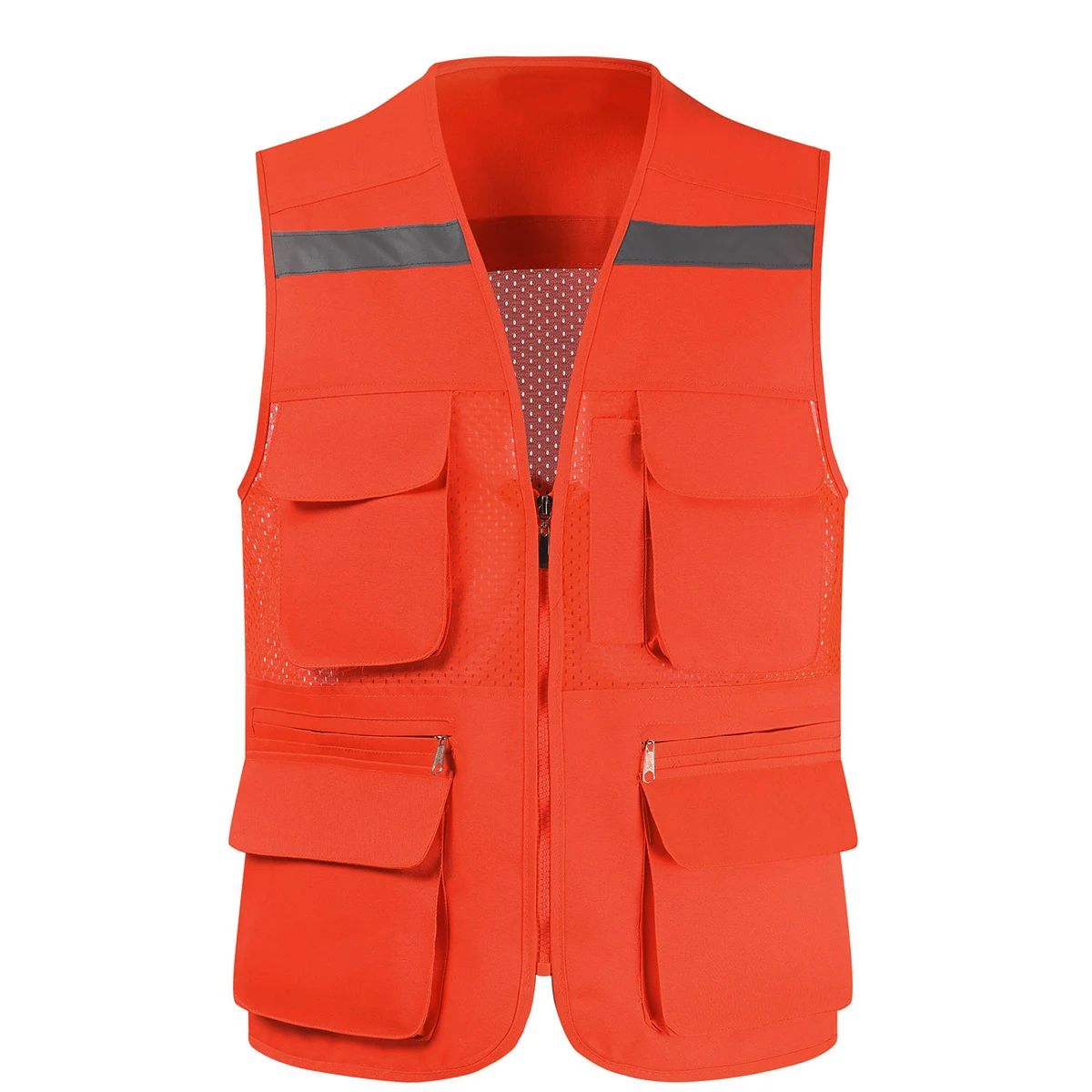 Color:OrangeSize:XXXL-Full Chest122cm