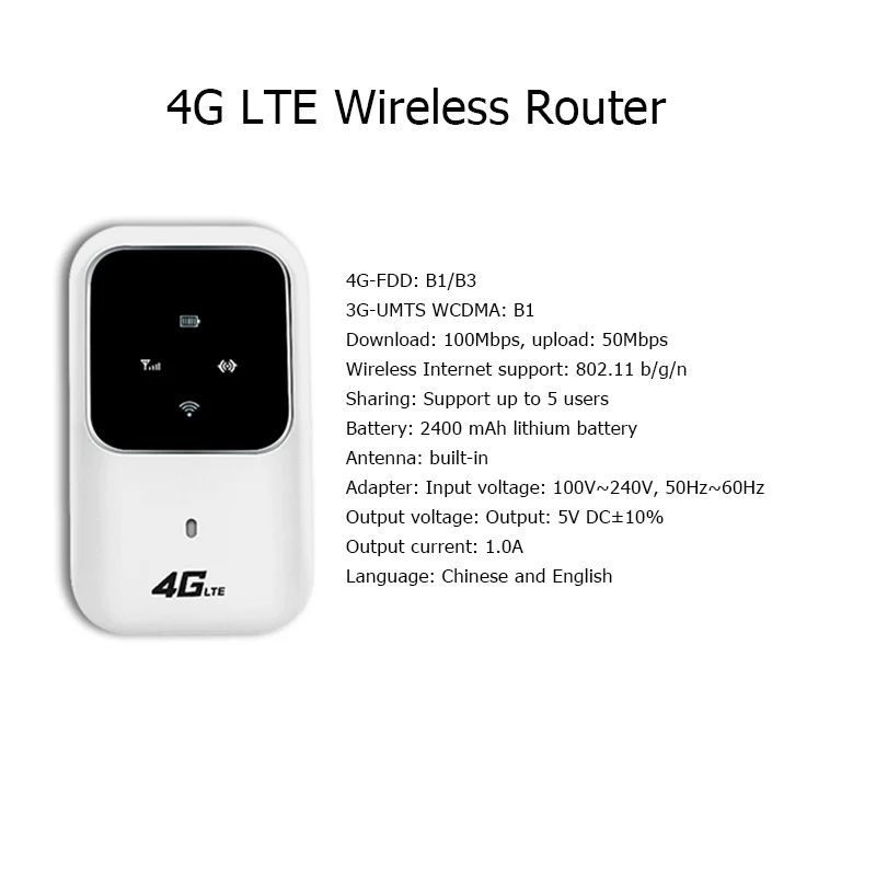 Color:4G Wireless Router