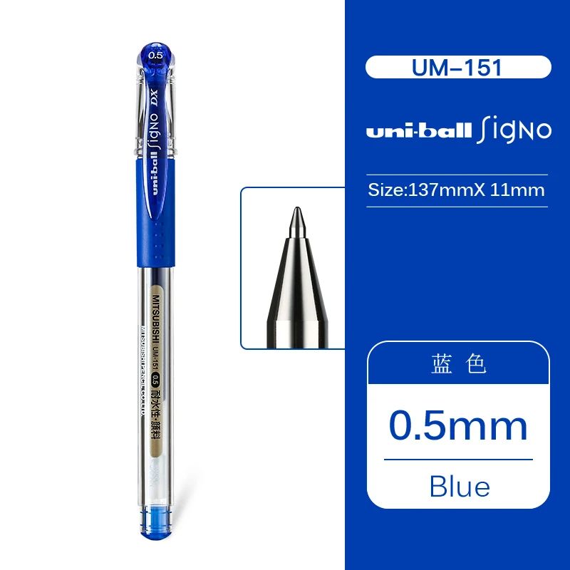 Farbe: Bluink Farbe: 0,5 mm