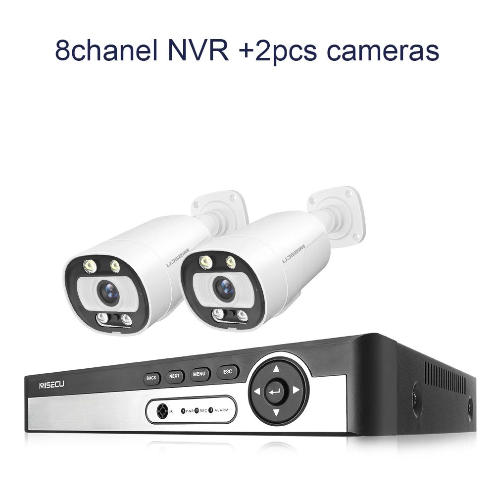 8CH NVR ve 2PCS CAM-3T