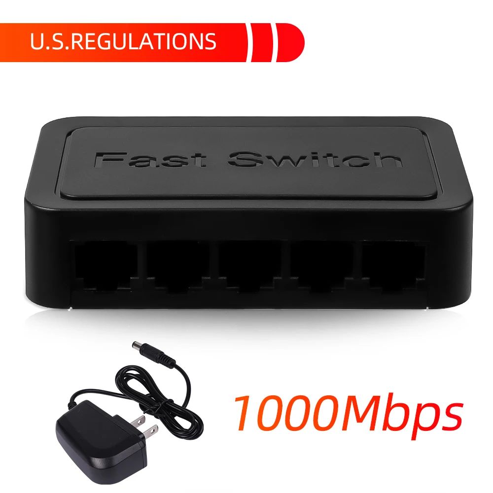 Färg: US-5 Port 1000 Mbps 1