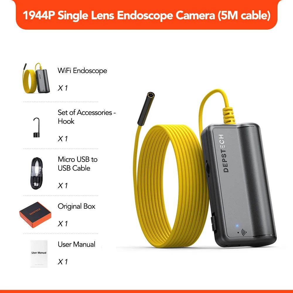 Endoscope 5m-5MP