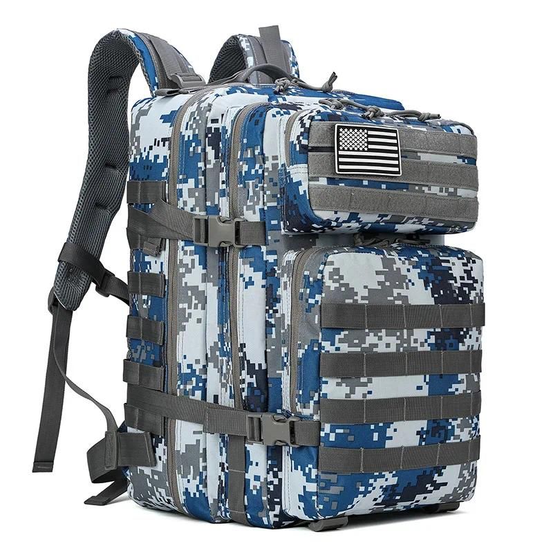 Blue camouflage 45L