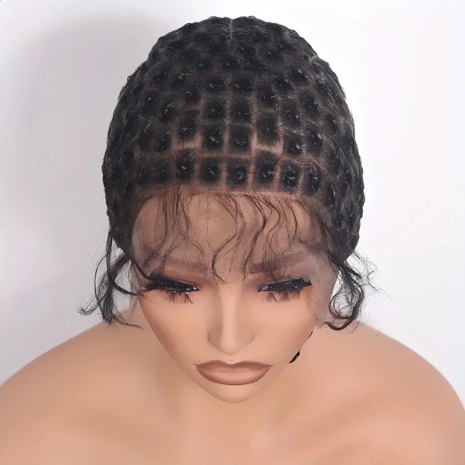1 piece of double lace braided wig cap DIY wig view 2