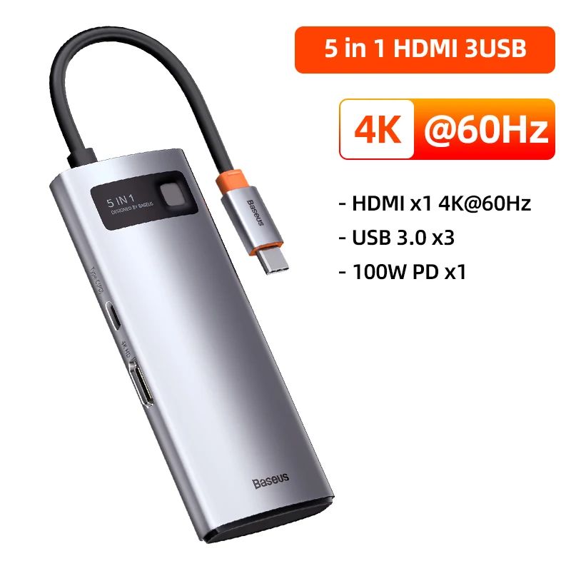 Kolor: 5 w 1 HDMI 3USB